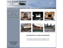Tablet Screenshot of leesound.com